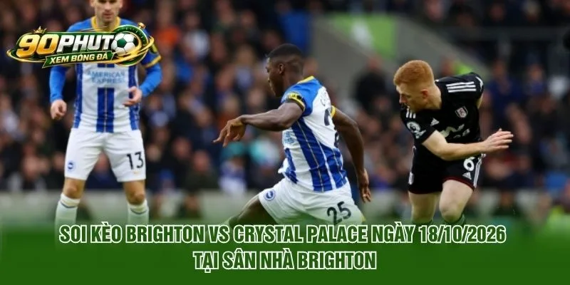 Soi Kèo Brighton Vs Crystal Palace Ngày 18/10/2026: Nhận Định